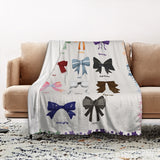 Colorful Bows Art Blanket