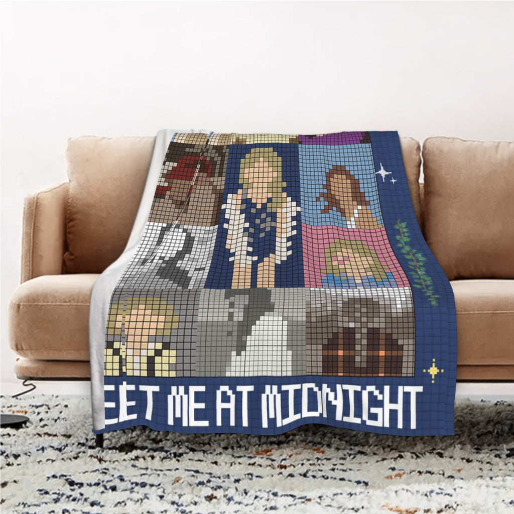 Pixel Eras Style Blanket