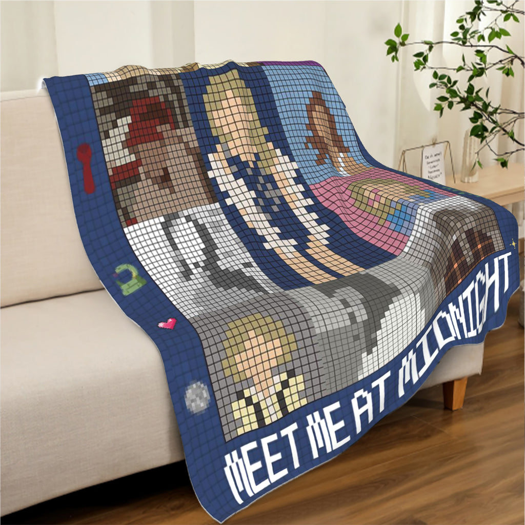 Pixel Eras Style Blanket