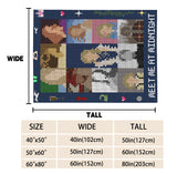 Pixel Eras Style Blanket