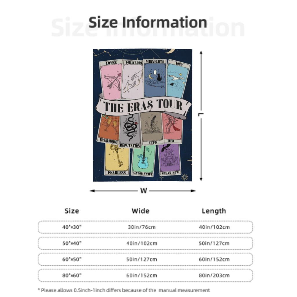 Tarot Eras Inspired Blanket