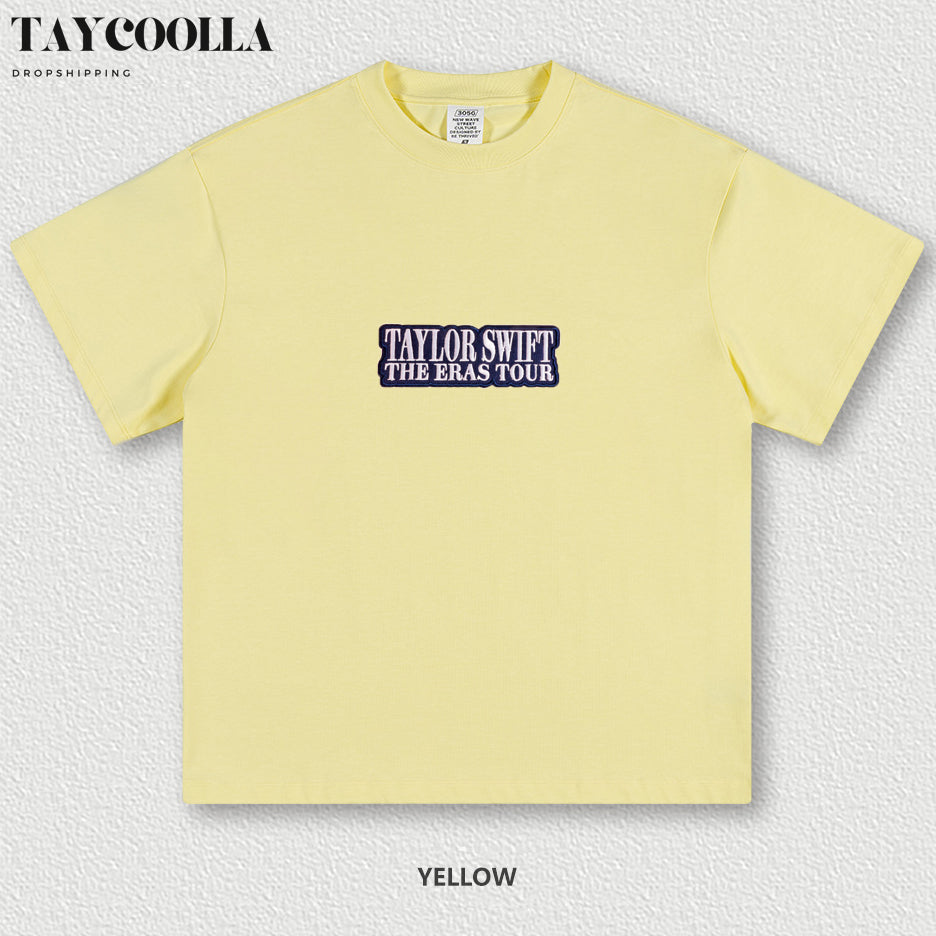 Eras Tour Embroidery Multicolor T-shirt  - Wear Your Fandom Story