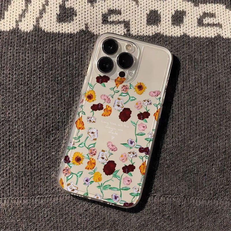 Eras Tour Piano Floral Clear Phone Case