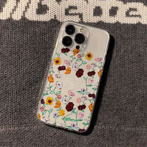 Eras Tour Piano Floral Clear Phone Case