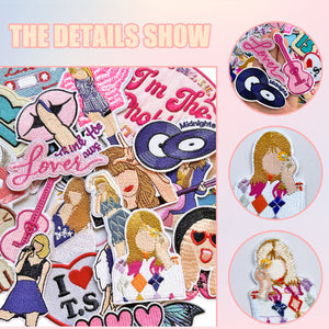 18pcs TS Embroidery Patches