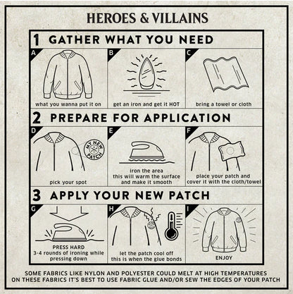 RED Version TS Embroidery Patch