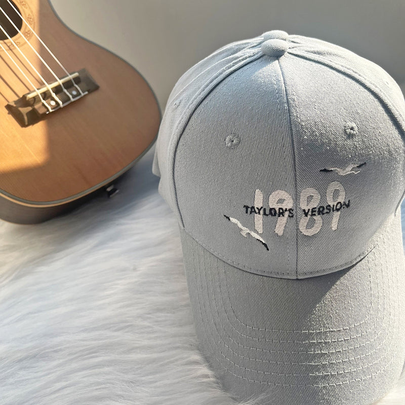 1989 Inspired Embroidery Blue Cap