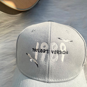 1989 Inspired Embroidery Blue Cap