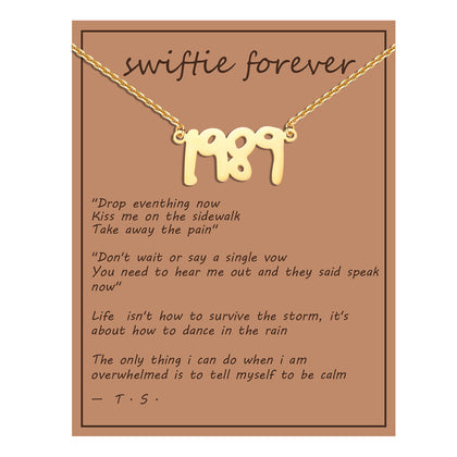 1989 Inspired Friendship Necklace