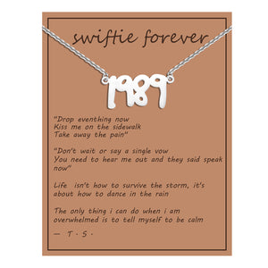 1989 Inspired Friendship Necklace