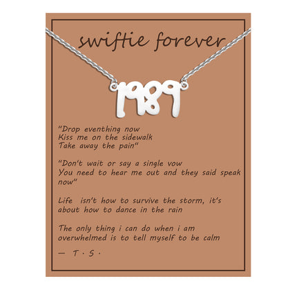 1989 Inspired Friendship Necklace