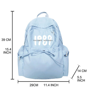 1989 Embroidered Blue Backpack