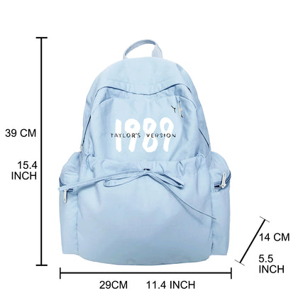 1989 Embroidered Blue Backpack