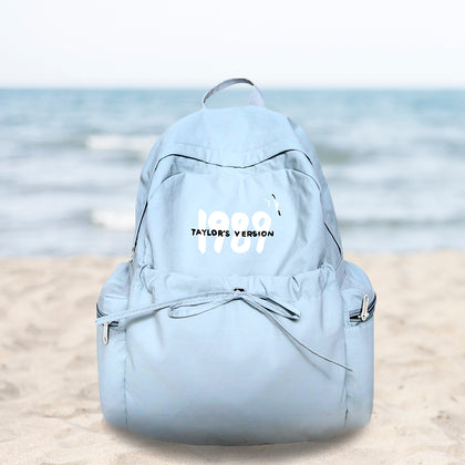 1989 Embroidered Blue Backpack