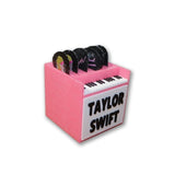Taylor-Inspired Piano Pick Holder – 3D Printed Display with Floral Era Detail