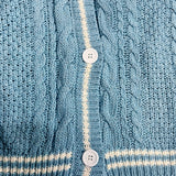 Seagull Knitting Blue Original Cardigan
