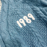 Seagull Knitting Blue Original Cardigan
