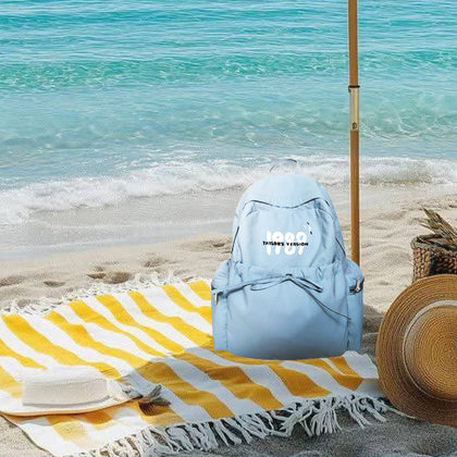 1989 Embroidered Blue Backpack