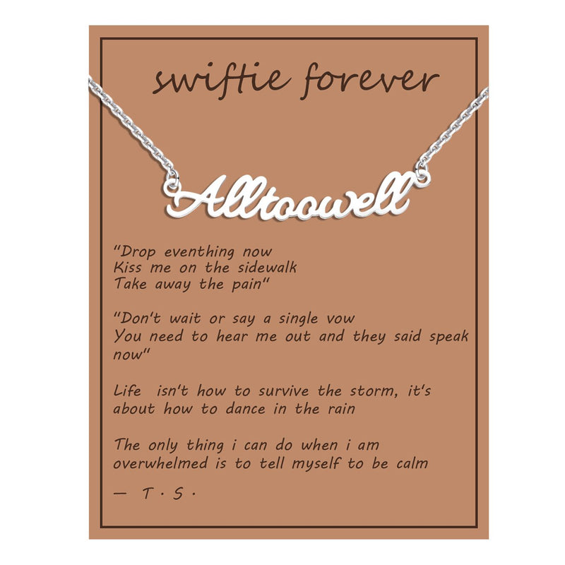 ALL TO WELL Inspired Friendship Necklace