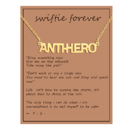 ANTI HERO Inspired Friendship Necklace