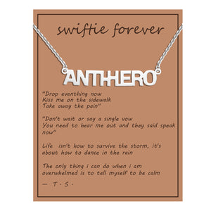 ANTI HERO Inspired Friendship Necklace