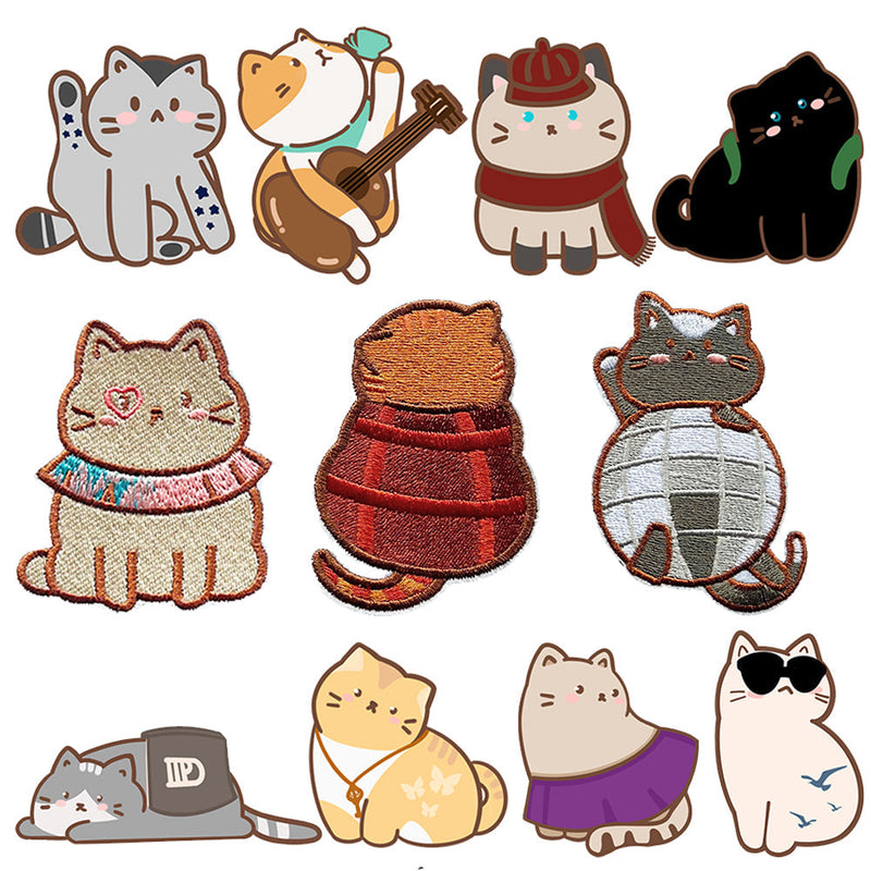 CAT TOUR Inspried Embroidery Patches