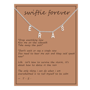 Eras Tour Inspired Friendship Necklace