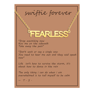 Fearless Inspired Friendship Necklace