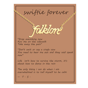 Folklore Inspired Friendship Necklace