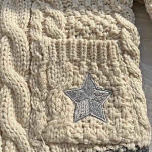 Silver Star Knitting Kids Cream Cardigan