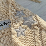Silver Star Knitting Kids Cream Cardigan