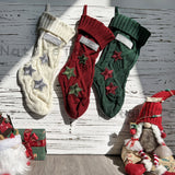 Folklore Knitted Christmas Stocking
