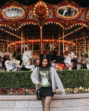 Green Star TS Embroidery Knitting Gray Original Cardigan