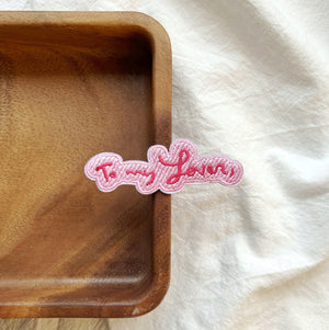 To My Lover Embroidery Patch