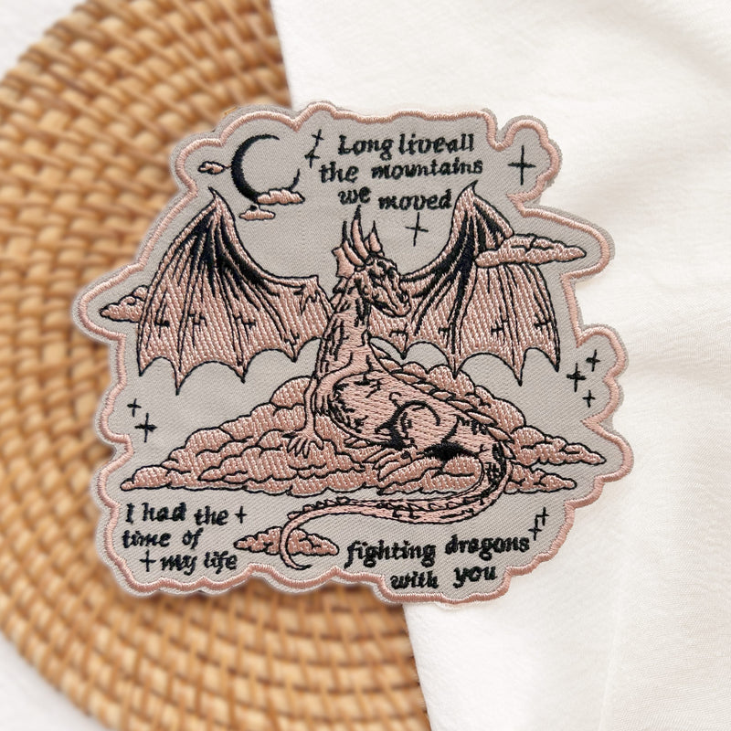 Dragon Long Live Inspried Embroidery Patch