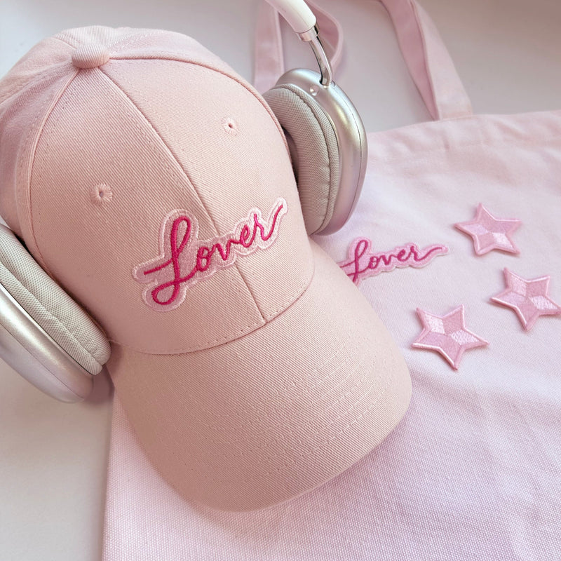Lover Inspired Embroidery Pink Cap