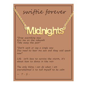 Midnights Inspired Friendship Necklace