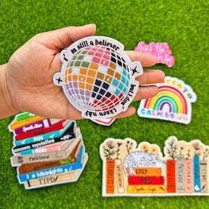 Mirrorball Inspried Embroidery Patch