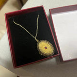 We'll Run Vintage Palace Carved Necklace