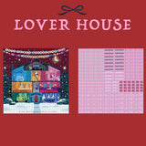 Lover House Velvet Gold Foil Jigsaw Puzzle with 500 pieces