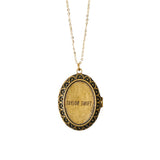 We'll Run Vintage Palace Carved Necklace
