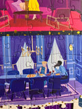 Lover House Velvet Gold Foil Jigsaw Puzzle with 500 pieces
