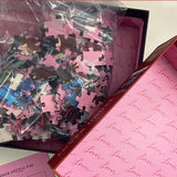 Lover House Velvet Gold Foil Jigsaw Puzzle with 500 pieces