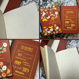 Eras Tour Floral Brown Notebook