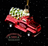 Christmas Tree Farm Truck Ornament
