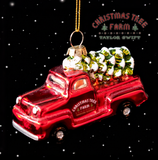 Christmas Tree Farm Truck Ornament