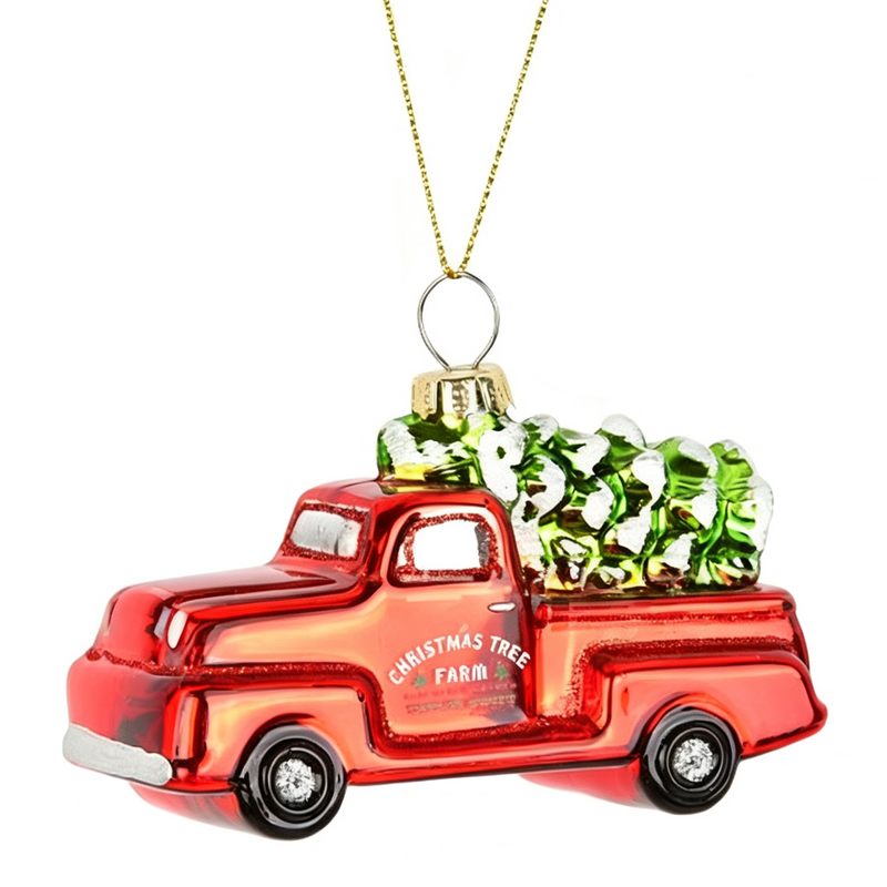 Christmas Tree Farm Truck Ornament
