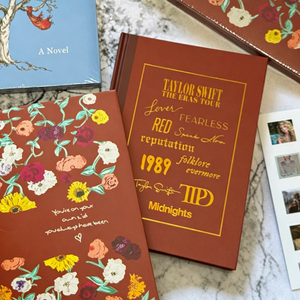 Eras Tour Floral Brown Notebook