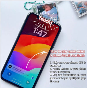 Mini Album CD NFC Keychain, TTPD Keyring Spotify Keychain Best Gifts