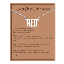 RED Inspired Friendship Necklace
